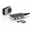 DIGITUS USB 3.0 karšu lasītājs atbalsta MS/SD/SDHC/MiniSD/M2/CF/MD/SDXC kartes 1M USB A savienojuma kabelis