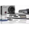 DIGITUS USB 3.0 karšu lasītājs atbalsta MS/SD/SDHC/MiniSD/M2/CF/MD/SDXC kartes 1M USB A savienojuma kabelis