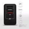 Axagon ACU-QS24 QUICK and SMART sienas lādētājs, 2x USB ports QC3.0/AFC/FCP + 5V-1.2A, 24W