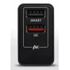 Axagon ACU-QS24 QUICK and SMART sienas lādētājs, 2x USB ports QC3.0/AFC/FCP + 5V-1.2A, 24W