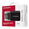 Axagon ACU-QS24 QUICK and SMART sienas lādētājs, 2x USB ports QC3.0/AFC/FCP + 5V-1.2A, 24W