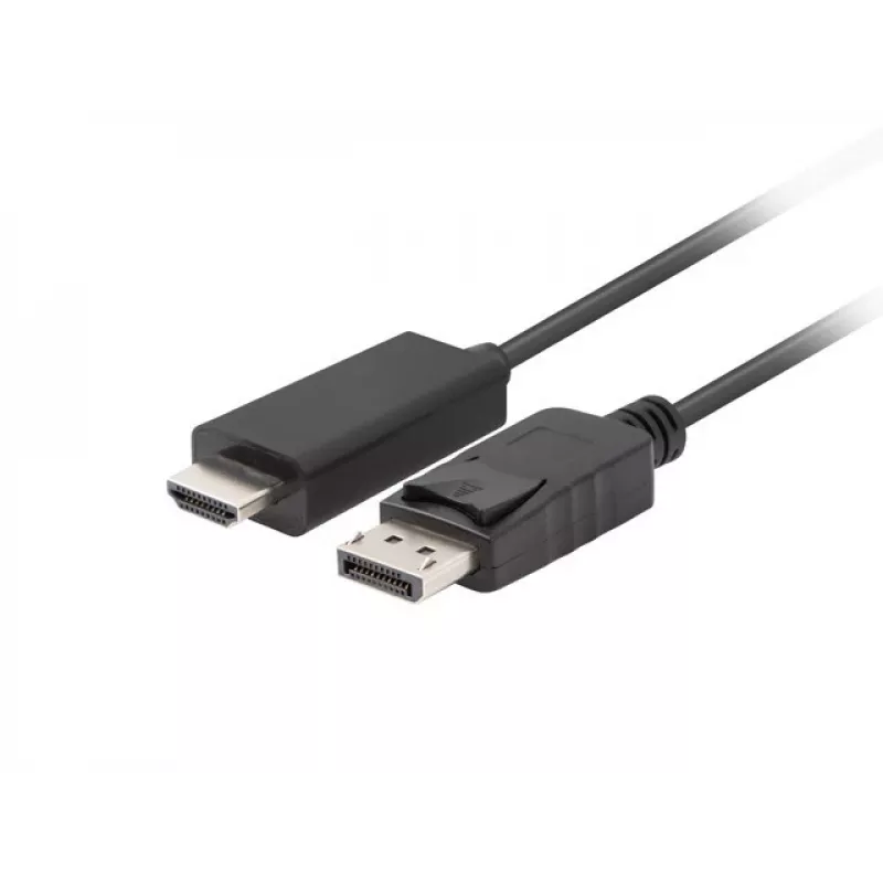 LANBERG kabelis Gender Changer DisplayPort HDMI Melns