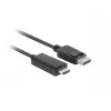LANBERG savienotāju adapteris DisplayPort-HDMI melns