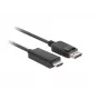 DisplayPort–HDMI kabelis LANBERG CA-DPHD-11CC-0050-BK, DisplayPort 1.1 (vīr.) uz HDMI (vīr.), 5 m, 1080p, 60 Hz