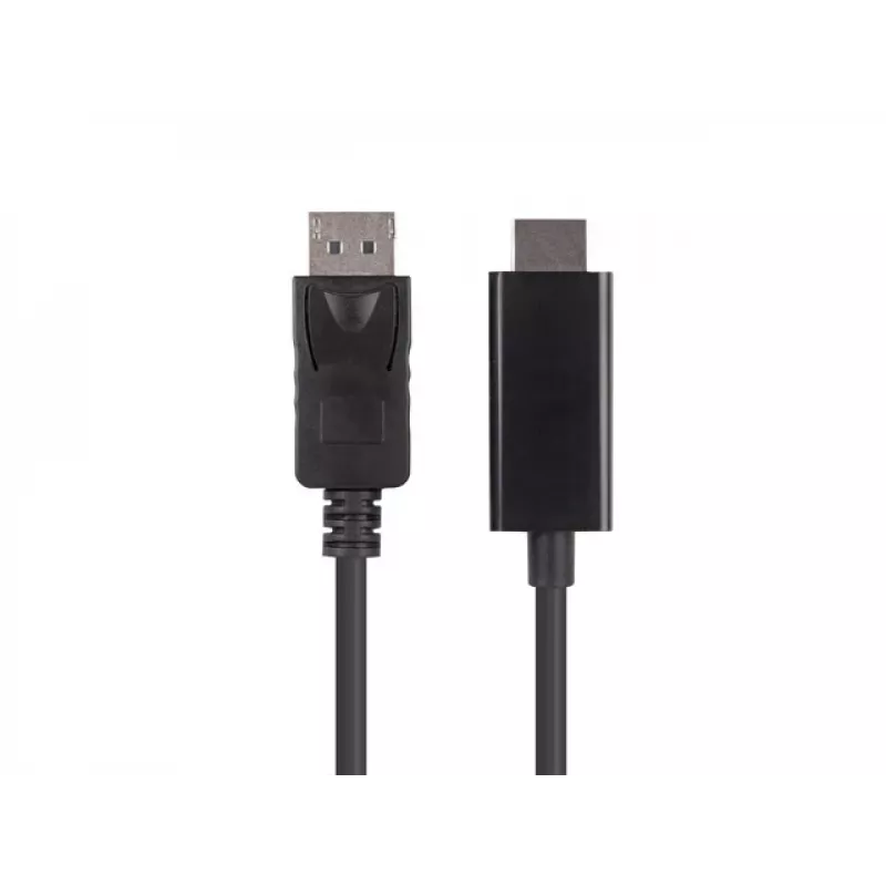 DisplayPort–HDMI kabelis LANBERG CA-DPHD-11CC-0050-BK, DisplayPort 1.1 (vīr.) uz HDMI (vīr.), 5 m, 1080p, 60 Hz