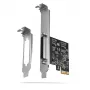 Axagon PCEA-P1N PCIe - 1x paralēlā porta adapteris ar SP & LP, PCIe, Paralēlais, Sieviešu dzimuma, Pilna augstuma / Zema profila, PCIe 2.0, Ķīna