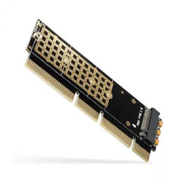 Axagon PCEM2-1U PCIe x16/x8/x4 - M.2 NVMe M-key pieslēgvietas adapteris 1U