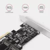 Axagon PCES-SA4M2 PCIe kontrolieris 2x iekšējais SATA 6G ports + M.2 B-key saskarnes kartes/adapteris M.2, SATA
