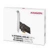 Axagon PCES-SA4M2 PCIe kontrolieris 2x iekšējais SATA 6G ports + M.2 B-key saskarnes kartes/adapteris M.2, SATA