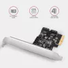 Axagon PCES-SA4X4 PCIe kontrolleris - 4x iekšējie SATA 6G porti, ASM1164, SP & LP
