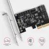 Axagon PCES-SA4X4 PCIe kontrolleris - 4x iekšējie SATA 6G porti, ASM1164, SP & LP