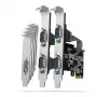 Axagon PCEA-S4N PCIe - 4x seriālā porta 250 kbp/s adapteris ar SP un LP kronšteiniem