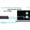 i-tec USB 3.0 / USB-C / Thunderbolt, 3x 4K Docking Station Gen 2 + Power Delivery 100W