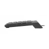 Ciparu Tastatūra NATEC GOBY 2 USB 18 Taustiņi Membrāna Melna — vadu USB, 18 taustiņi, 1,5 m kabelis, ABS korpuss
