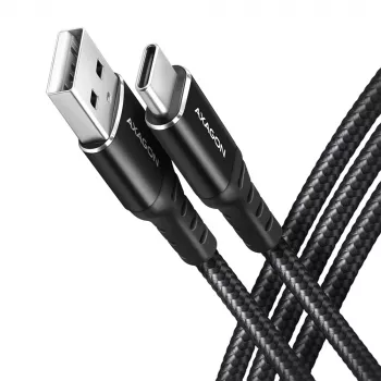 Axagon BUCM-AM10AB HQ USB-C USB-A kabelis 1 m