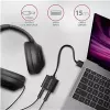 Ārējais USB audio adapteris AXAGON ADA-12 ar 1x 3,5 mm ligzdu austiņām un mikrofonam
