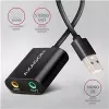 Ārējais USB audio adapteris AXAGON ADA-12 ar 1x 3,5 mm ligzdu austiņām un mikrofonam