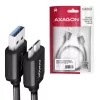 Axagon BUMM3-AM10AB SPEED Micro-B USB <> USB-A 3.2 Gen 1 kabelis 1 m