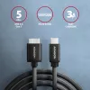 USB kabelis Axagon BUMM3-CM10AB Micro-USB B uz USB C 1m Melns