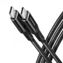 USB kabelis Axagon BUCM-CM10AB USB 2.0 1m USB C Melns