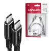 USB kabelis Axagon BUCM-CM30AB USB 2.0 3 m USB C Melns