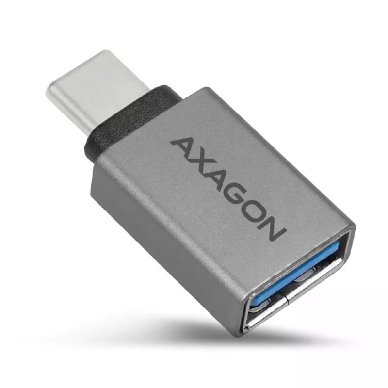 Axagon RUCM-AFA adapter USB-C (v) -> USB-A (s), USB 3.2 Gen 2, 3A, ALU