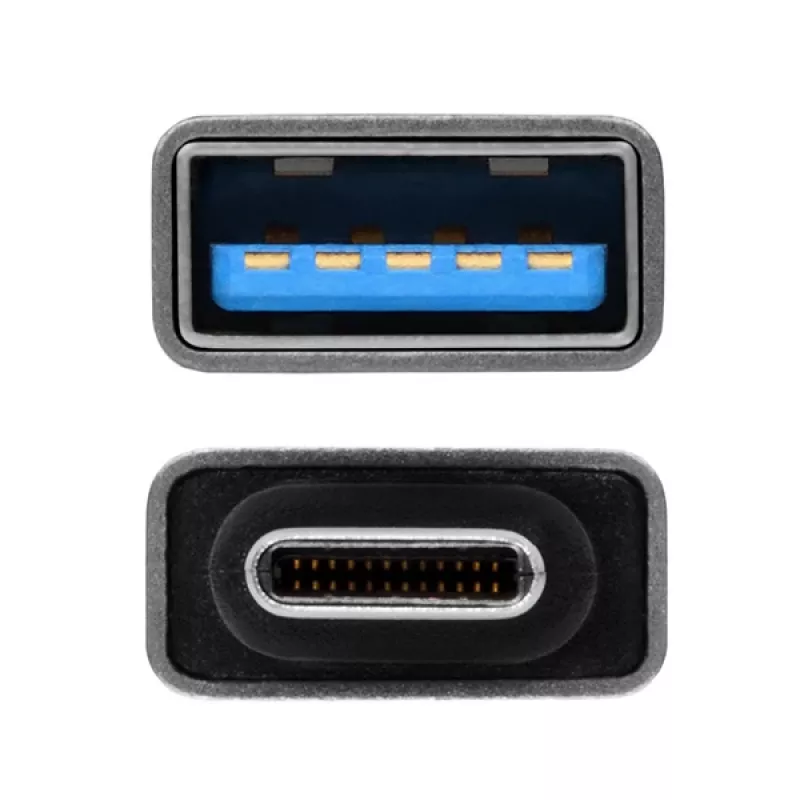 Axagon RUCM-AFA adapter USB-C (v) -> USB-A (s), USB 3.2 Gen 2, 3A, ALU