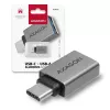 Axagon RUCM-AFA adapter USB-C (v) -> USB-A (s), USB 3.2 Gen 2, 3A, ALU