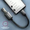 Axagon RUCM-AFAC kabeļa adapteris USB-C (V) -> USB-A (S), 20cm, USB 3.2 Gen 1, 3A, ALU
