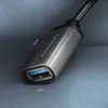 Axagon RUCM-AFAC kabeļa adapteris USB-C (V) -> USB-A (S), 20cm, USB 3.2 Gen 1, 3A, ALU