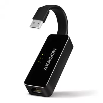 AXAGON ADE-XR USB 2.0 Type-A Fast Ethernet 10/100 adapter, melns, 0,023 kg