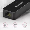AXAGON ADE-XR USB 2.0 Type-A Fast Ethernet 10/100 adapter, melns, 0,023 kg