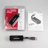 AXAGON ADE-XR USB 2.0 Type-A Fast Ethernet 10/100 adapter, melns, 0,023 kg