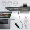 Axagon HMC-6H4A USB 3.2 Gen 1 centrmezgls, 4x USB-A, HDMI 4k/30Hz, PD 100W, 20cm USB-C kabelis