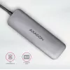 Axagon HMC-HCR3A 3x USB-A+ HDMI+ SD/microSD USB-C 3.2 Gen 1 centrmezgls 20cm Vadu USB 3.2 Gen 1 (3.1 Gen 1) Type-C Pelēks