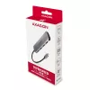 Axagon HMC-HCR3A 3x USB-A+ HDMI+ SD/microSD USB-C 3.2 Gen 1 centrmezgls 20cm Vadu USB 3.2 Gen 1 (3.1 Gen 1) Type-C Pelēks