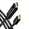 Axagon RVDM-HI14C2 Mini DisplayPort uz HDMI adaptera kabelis 4K 30Hz 1,8m