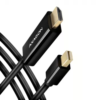 Axagon RVDM-HI14C2 Mini DisplayPort uz HDMI adaptera kabelis 4K 30Hz 1,8m