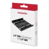 Axagon RHD-125B Montāžas rāmis 1x 2,5 collu diskam 3,5 collu nodalījumā - melns metāls