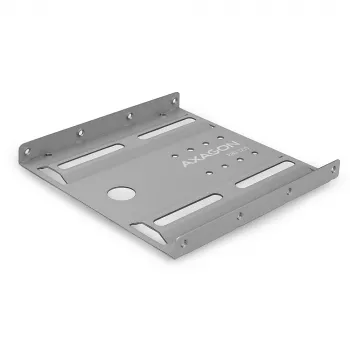 Axagon RHD-125S kronšteins 1x 2,5 collu HDD/SSD ievietošanai 3,5 collu nodalījumā, metāls, pelēks