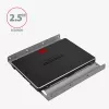 Axagon RHD-125S kronšteins 1x 2,5 collu HDD/SSD ievietošanai 3,5 collu nodalījumā, metāls, pelēks