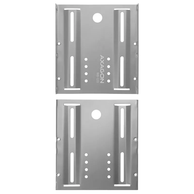 Axagon RHD-125S kronšteins 1x 2,5 collu HDD/SSD ievietošanai 3,5 collu nodalījumā, metāls, pelēks