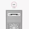Axagon RHD-125S kronšteins 1x 2,5 collu HDD/SSD ievietošanai 3,5 collu nodalījumā, metāls, pelēks