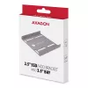 Axagon RHD-125S kronšteins 1x 2,5 collu HDD/SSD ievietošanai 3,5 collu nodalījumā, metāls, pelēks