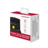 Axagon CRE-SM2 viedkaršu lasītājs USB 2.0 melns 1,3 m kabelis