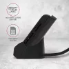 Axagon CRE-SM2 viedkaršu lasītājs USB 2.0 melns 1,3 m kabelis