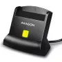 Axagon CRE-SM2 viedkaršu lasītājs USB 2.0 melns 1,3 m kabelis