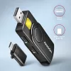 Axagon CRE-SMP2A USB Smart card & SD/microSD/SIM PocketReader viedkaršu lasītājs Iekštelpām USB Type-A/USB Type-C Melns