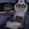 Universāla spēļu krēsla Corsair T3 RUSH 2023 polsterēts sēdeklis antracīta pelēks