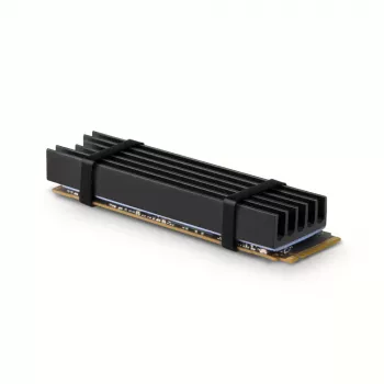 Axagon CLR-M2L10 pasīvais alumīnija radiators visām M.2 SSD, izmērs 2280, 10 mm augsts.